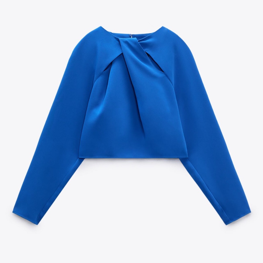 Zara knotted top - worn once